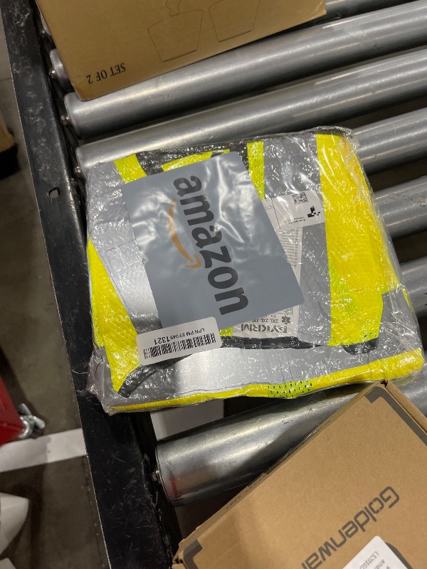 Photo 1 of A-SAFETY High Visibility Mesh Safety Reflective Vest with Pockets and Zipper,Hi Vis Viz Reflective Safety Vest(Yellow Mesh XXL)