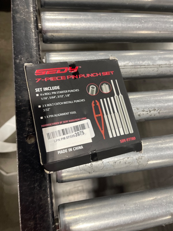 Photo 1 of Premium 7-Piece Roll Pin Starter Punch and Bolt Catch Install Punch Set - 1/16, 5/64, 3/32, 1/8-inch