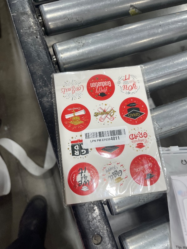 Photo 1 of Auzesto 360Pcs Graduation Stickers, Class of 2025 Congrats Grad Stickers Multicolored 2025 Graduation Sticker Labels for Envelope Seals Candy Goodie Bags Cards Grad Party Celebration Decoration