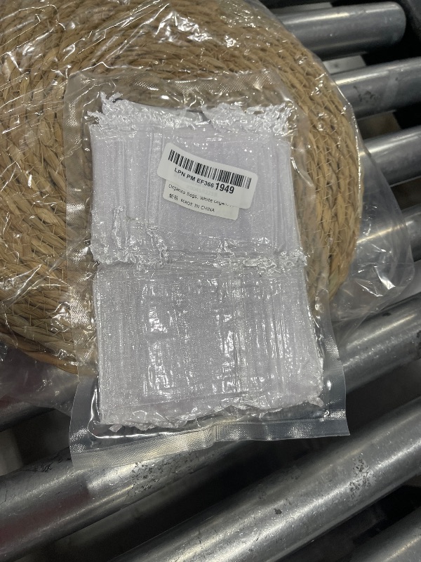 Photo 1 of White Organza Bags - 100 Pcs, Sheer 3 x 4 Inch, Jewelry & Party Favor Bags with Drawstring, Mesh Gift Pouches for Wedding & Birthday