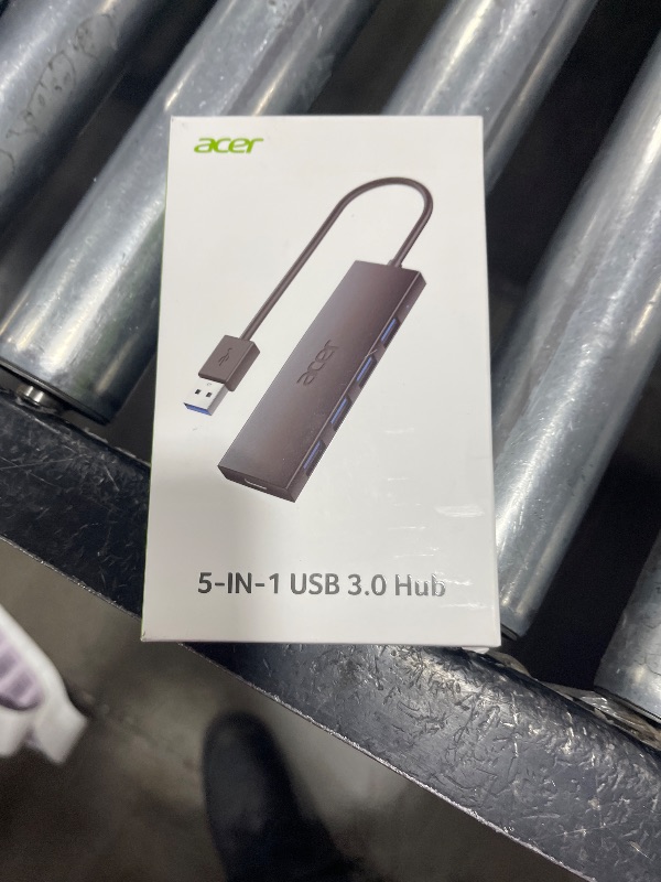 Photo 1 of Acer USB Hub 4 Ports, Multiple USB 3.0 Hub, USBA Splitter for Laptop with Type C Power Port, Extender for A Port Laptop, PC, Desktop and More (2ft)
