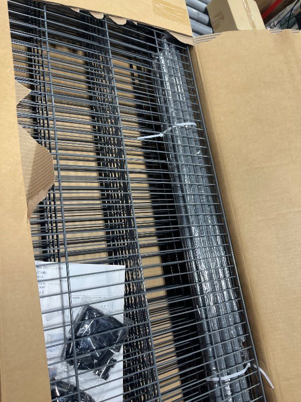 Photo 1 of Land Guard 5 Tier Storage Racks and Shelving - 48" L x 20" W x 72" H Heavy Steel Material Pantry Shelves - Each Unit Loads 350 Pounds Wire Shelf, Suitable for Warehouses, Closets, Kitchens…
