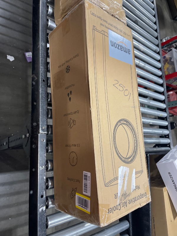 Photo 1 of AEROZY Windowless Portable Air Conditioner, 26.2" Small Evaporative Air Cooler for Room No Window, 3-Speed Settings, 4 Modes, 7H Timer, Remote Control, 4 Ice Packs, Quiet AC Unit for Bedroom