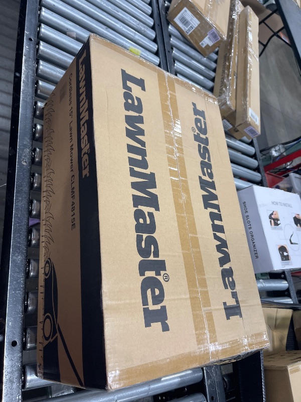Photo 1 of LawnMaster CLMF4815E 48V MAX* 15-inch Brushless Cordless Mower with 2X24V MAX* 4.0Ah Battery and a Dual Charger