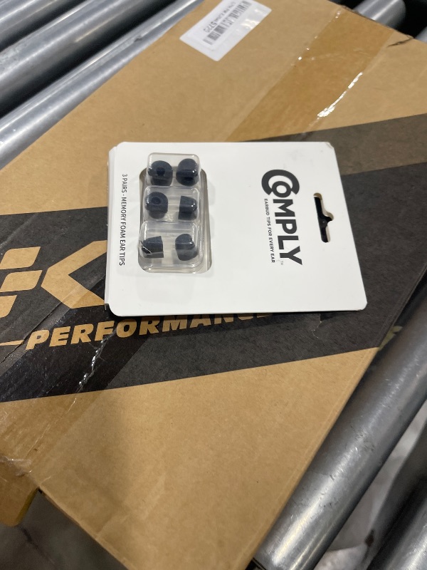 Photo 1 of Comply 500 Core Series | Memory Foam Replacement IEM Ear Tips for KZ, Moondrop, FiiO Sennheiser & More | Superior Noise Isolation, Ultimate Comfort, Secure Fit | TechDefender, Black (S/M/L) (3 Pairs)