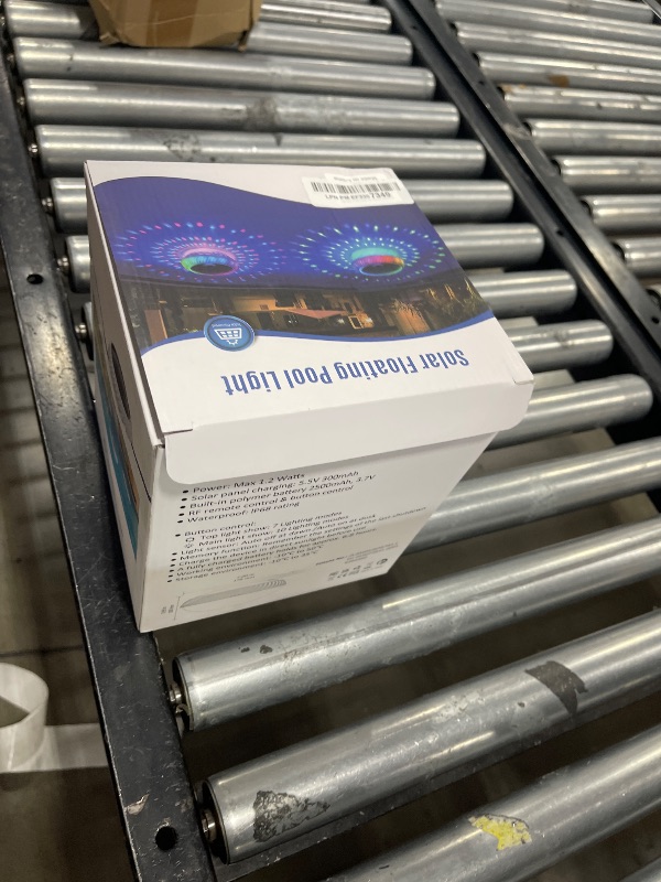 Photo 1 of Goallim Floating Pool Lights Solar Powered, 7.6 Inch RGB Upper & Lower Color Changing Solar Pool Lights that Float with Dynamic Lighting Effects, IP68 Waterproof Swimming Pool Light for Party Decor(2)