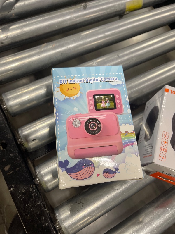 Photo 1 of Kids Camera Instant Print, Christmas Birthday Gifts for Girls and Boys, 1080P HD Video Digital Kids Camera with 32G Card, Toddler Camera for 3-12 Years Old, Purple