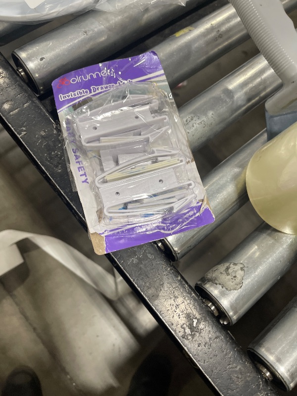 Photo 1 of Coolrunner Child Safety Drawer Locks, 8 Pack Safety Invisible Drawer Latches with Strong Adhesive for Baby Care,Only fit for Some Drawer, Please See Below Before Buying