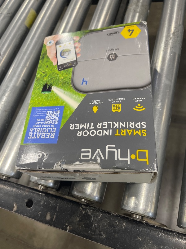 Photo 1 of Orbit 57915 B-hyve 4-Zone Smart Sprinkler Controller, Gray