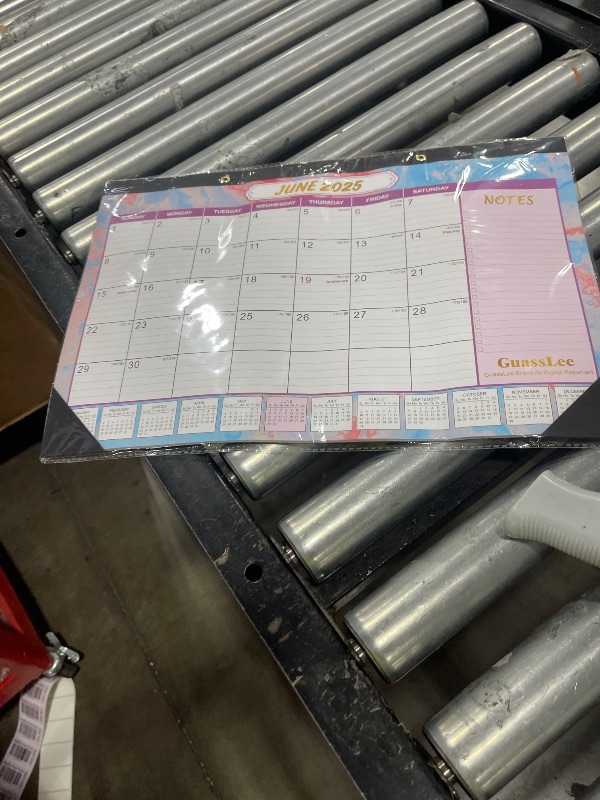 Photo 1 of GuassLee Desk Calendar 2025-2026 - 19 Monthly Calendar from Jun. 2025 to Dec. 2026, 17"x11.5" Large Desktop Calendar with Thick Paper, Corner Protectors for Desk Home Office Easy Planning