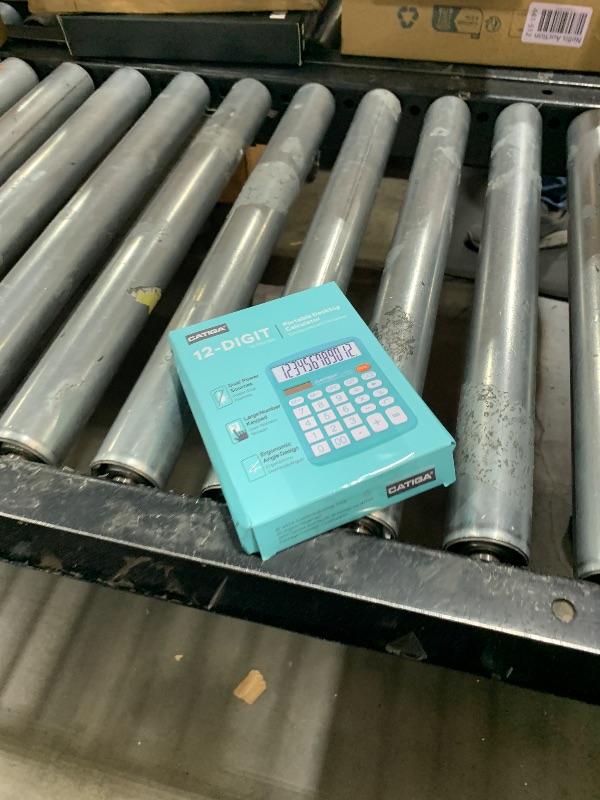 Photo 1 of CATIGA Desktop Calculator 12 Digit with Large LCD Display and Sensitive Button, Solar and Battery Dual Power, Standard Function for Office, Home, School, CD-2786