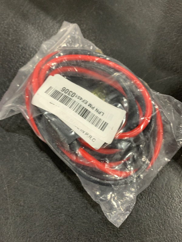 Photo 1 of 10AWG 6FT Charger Cable, SAE to O Ring Terminal Quick Disconnect Harness, 2 Pin SAE Connectors Extension Cables Cord with 15& 20A Fuse for Car, Motorcycle, Solar Panel