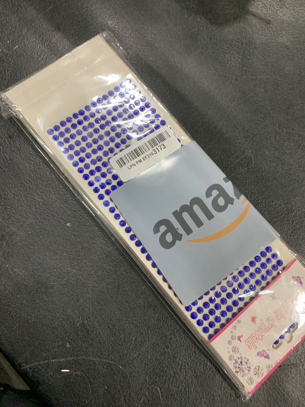 Photo 1 of 3555PCS Rhinestone Stickers for Crafts, Self Adhesive Gem Stickers 3/4/5/6/8 MM Face Jewels Stick on Bling Pearls for Face Eye Nail Hair Body Makeup Crafts DIY Scrapbooking Embellishments (Dark Blue)