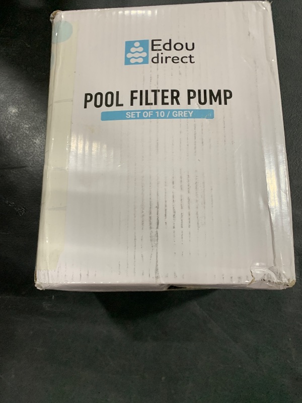 Photo 1 of EDOU 530 GPH Above Ground Pool Cartridge Filter Pump – Complete Kit with Hoses & Filter Cartridge – Durable, Leak-Proof Design for Clean Water – Easy Setup for Small to Medium Pools, 5.91 x 8.7 inch