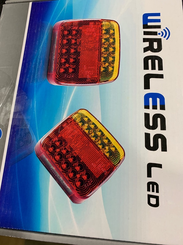 Photo 1 of LIULANGXY 2025 Upgrade Wireless Trailer Lights, Magnetic LED Rechargeable and Portable Tow Lights Kit for Trucks, RVs, Campers, Boats, Caravans, and Wreckers