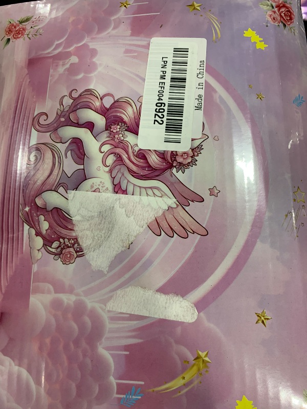 Photo 1 of AmyToo 23.5" Unicorn Stuffed Animal for Girls, White Unicorn Plush, Soft Stuffed Animals for Kids, Long Hair