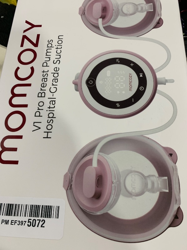 Photo 1 of Momcozy Breast Pump V1 Pro Hospital-Grade, Hands-Free & Portable Wearable Pump, Upgraded Electric Pump with 3 Fine-Tuned Rhythms|15 Levels, Come with Leak-Proof DoubleFit Flange, Cozy Red.