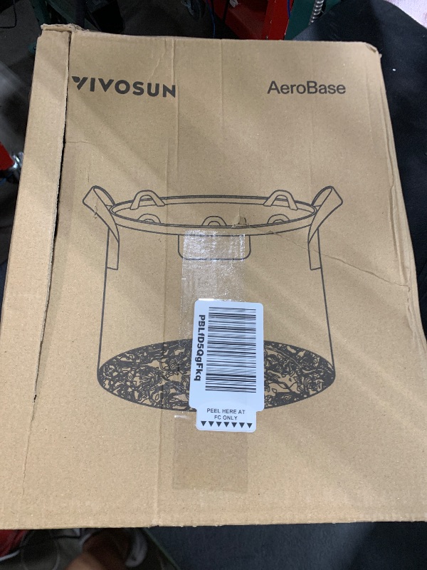 Photo 1 of VIVOSUN 3-Pack 7-Gallon AeroBase Grow Bag, Durable Mesh Fabric Plant Container with Breathable Base and Sturdy Handles, Black