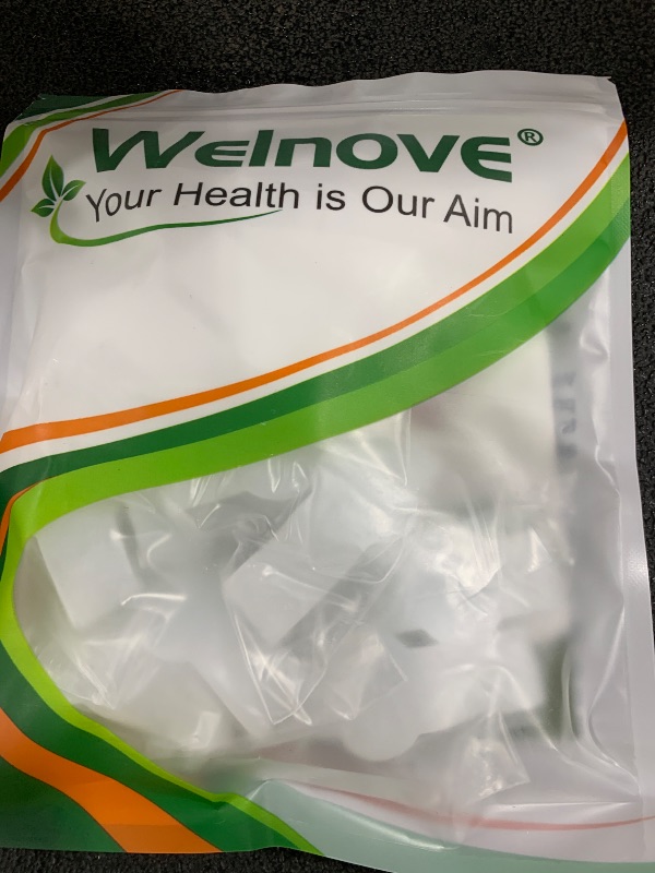 Photo 1 of Welnove Pack of 12 Bunion Corrector, Toe Separators with 2 Loops, Big Toe Spacer Suitable for Bunion and Overlap Toe (White)