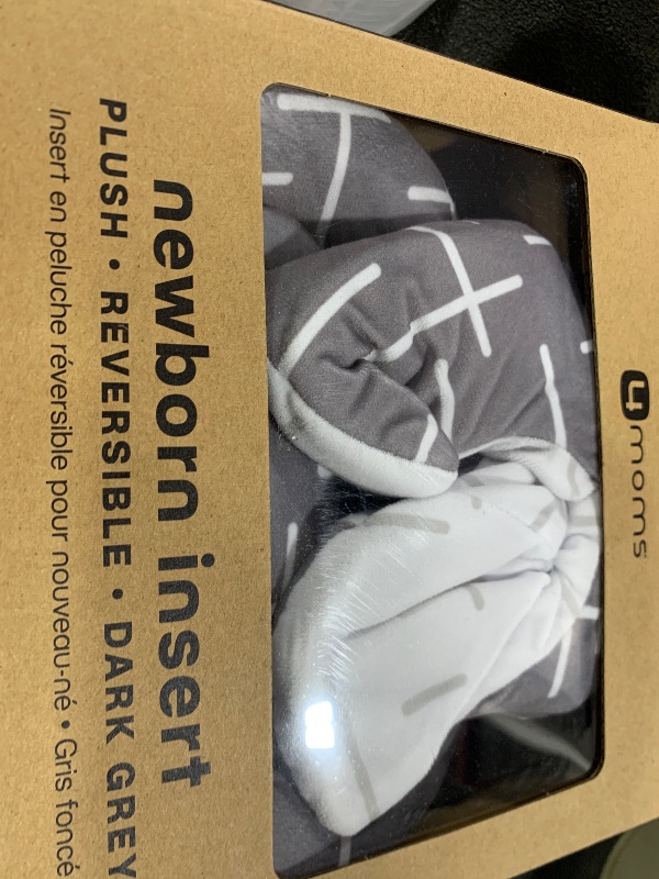 Photo 1 of 4moms RockaRoo and MamaRoo Infant Insert, Machine Washable, Soft, Plush Fabric, Reversible Design, Dark Grey