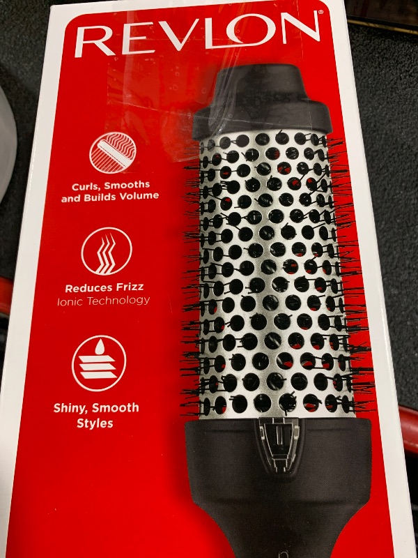 Photo 1 of REVLON Perfect Match Hot Styler - Heated Blowout Brush to Style and Extend Blowouts, Hot Brush for Curls, Body, and Volume, Reduces Frizz and Boosts Shine