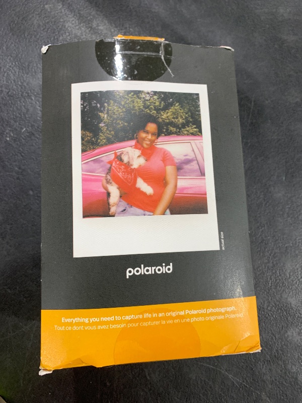 Photo 1 of Polaroid Now 3rd Generation I-Type Instant Camera + Film Bundle - Now Black Camera + 16 Color Photos (6560)