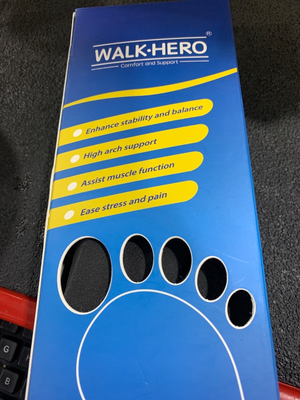 Photo 1 of Inserts Relieve Plantar Fasciitis - Flat Feet Insoles Arch Supports, Orthotic Insoles for Foot Pain Arch Pain Reduce Muscle Fatigue Absorb Shock (Mens 6-6 1/2 | Womens 8-8 1/2)