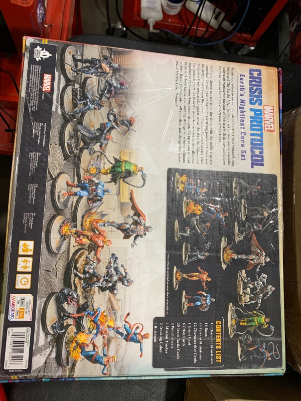 Photo 1 of Marvel: Crisis Protocol Earth's Mightiest CORE SET - Iconic Heroes & Villains for Epic Battles! Tabletop Superhero Game, Ages 14+, 2 Players, 90 Minute Playtime, Made by Atomic Mass Games