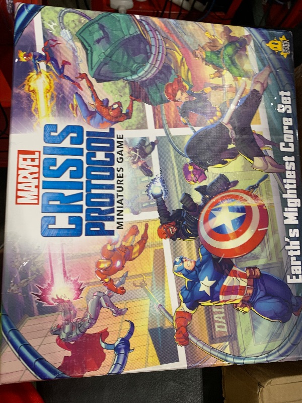 Photo 1 of Marvel: Crisis Protocol Earth's Mightiest CORE SET - Iconic Heroes & Villains for Epic Battles! Tabletop Superhero Game, Ages 14+, 2 Players, 90 Minute Playtime, Made by Atomic Mass Games