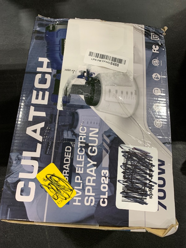 Photo 1 of Culatech Paint Sprayer, Upgraded HVLP Paint Sprayer Gun, with 6 Copper Nozzles, Long Power Cord, Paint Sprayer for House Painting, Furniture, Fence, Walls, DIY Works