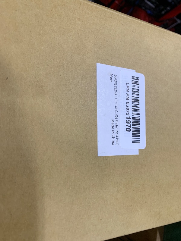 Photo 1 of SANUNE C3210 Toner Cartridges 4 Pack (with Chip) Replacement for Lexmark C3210C0 C3210K0 C3210M0 C3210Y0 Toner Cartridge for Lexmark C3224 C3326 C3426 MC3224 MC3326 MC3426 Printer Ink