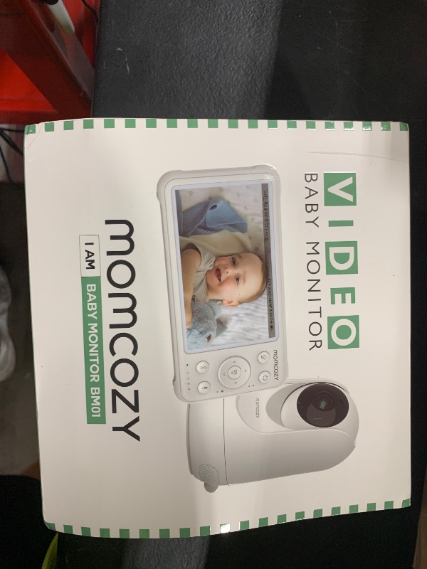 Photo 1 of Momcozy Video Baby Monitor, 1080P 5" HD Baby Monitor with Camera & Wall Mount, Infrared Night Vision, 5000mAh Battery, 2-Way Audio, Temperature Sensor, Lullabies, 960ft Range, Ideal for New Moms, BM01
