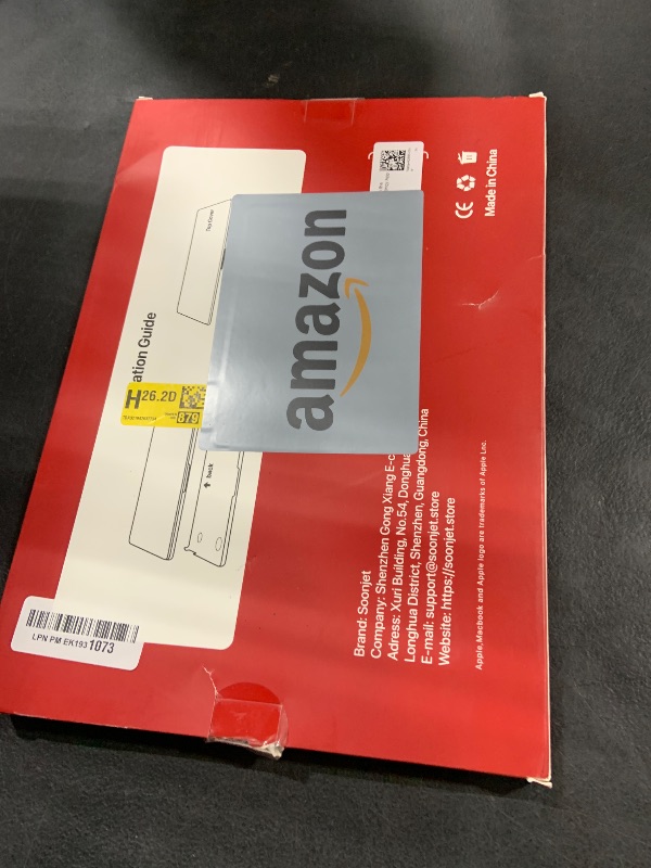 Photo 1 of Soonjet for MacBook Pro 16 inch Case M4 2025 2024-2021 M3 M2 M1 Pro/Max [Same as Bare MacBook] Protective Hard Case Laptop Cover - Matte Clear