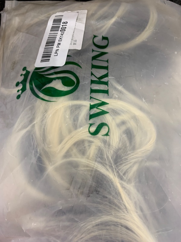 Photo 1 of Swiking Mullet Wigs for Women Blonde Curly Soft Heat Resistant Shoulder Length Hair 80s Rocker Cosplay Dark Roots Synthetic Wigs (Blonde Mix Black)