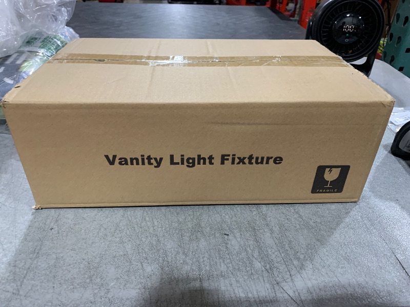 Photo 1 of Zarbitta 3-Light Bathroom Light Fixtures, Black Modern Vanity Lights with Clear Glass Shade, Bathroom Wall Lamp for Mirror Kitchen Living Room Hallway Cabinet Porch