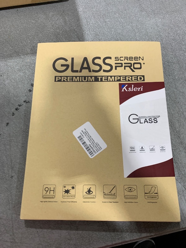 Photo 1 of Ksleri 2 Pack for iPad Air 11 Inch M3/M2 (2025/2024,7th/6th Generation) Matte Glass Screen Protector (Not Privacy) Anti Glare Anti Fingerprint Tempered Glass with Alignment Frame, Apple Pencil Support