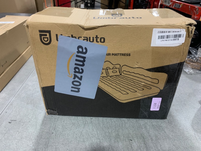 Photo 1 of Umbrauto Car Air Mattress Bed: Inflatable SUV Camping Sleeping Pad for Truck Back Seat with Pump & Pillows, Blow Up Backseat Car Mattress for Van Rear Seat