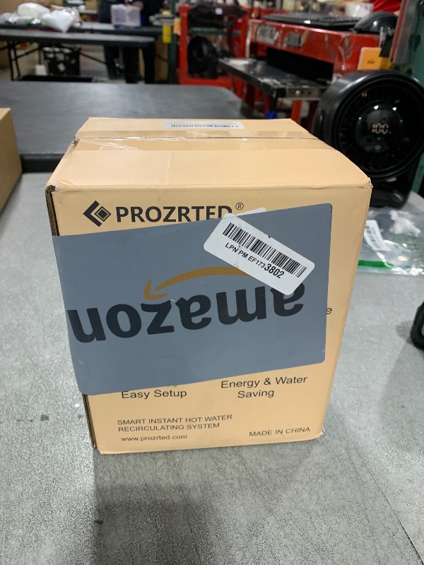 Photo 1 of PROZRTED Instant Hot Water Circulating Pump with Built-in Digital Timer and Adjustable Thermostat Control Valve (From 68°F to 118°F),10 ft Cord, 2 Supply Lines