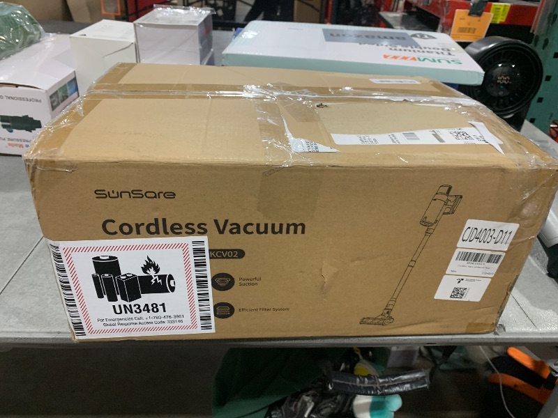 Photo 1 of Cordless Vacuum Cleaner, 450W 40Kpa Stick Vacuum with Touch Screen, 55 Mins Runtime Rechargeable Vacuum, Lightweight Powerful Vacuum Cleaner for Home with 1.5L Cup for Pet Hair Carpet Hardwood Floor
