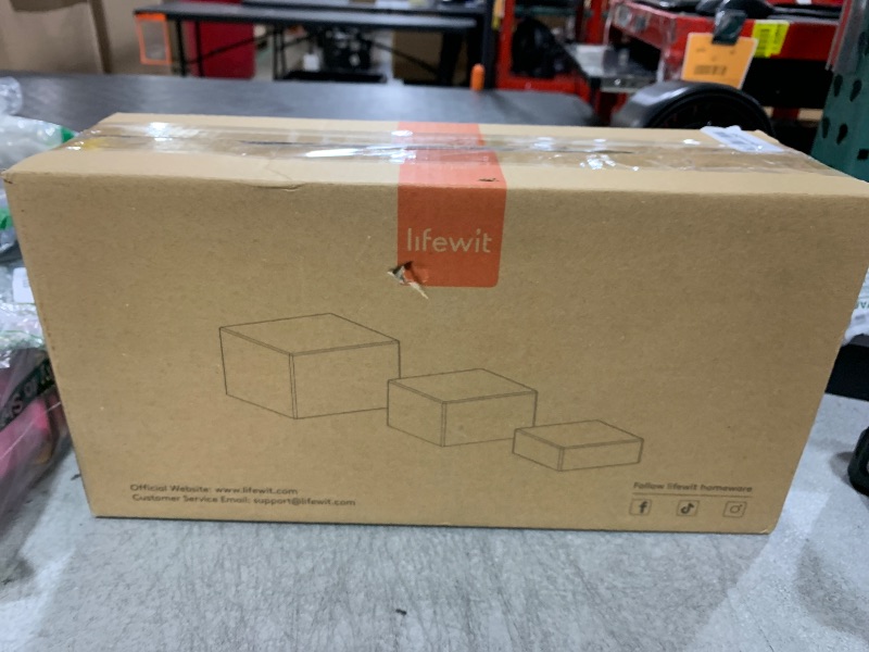 Photo 1 of Lifewit 6", 7", 7.8" Buffet Risers and Stands, Food Risers for Buffet Table, Catering Dessert Cake Stand for Party, Collectibles Jewelry Display Stand, White Cube Boxes Nesting Risers, 6 PCS