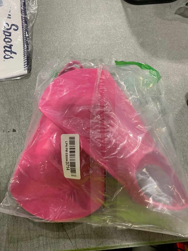 Photo 1 of arena Unisex Kids Junior Swim Training Fins for Lap Swimming, Open Heel and Hydrodynamic Slits, Pink, Size 1.5-2 US