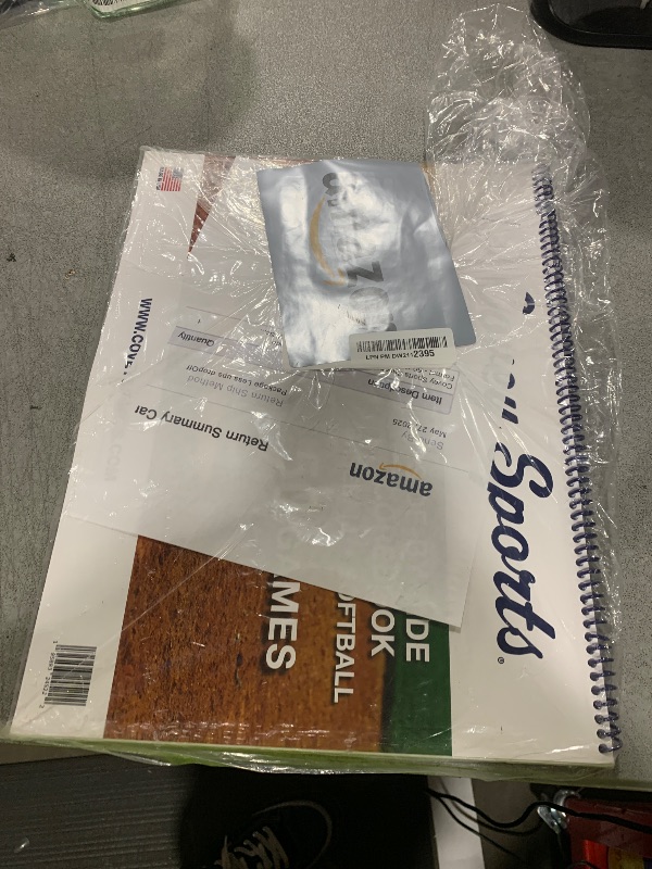 Photo 1 of Covey Sports Baseball Scorebook with Side-by-Side Format - 50-Game Softball Scorebook and Baseball Score Keeping Book for Coaches & Announcers - Durable Spiral-Bound Sheets with Pitch Count Tracker