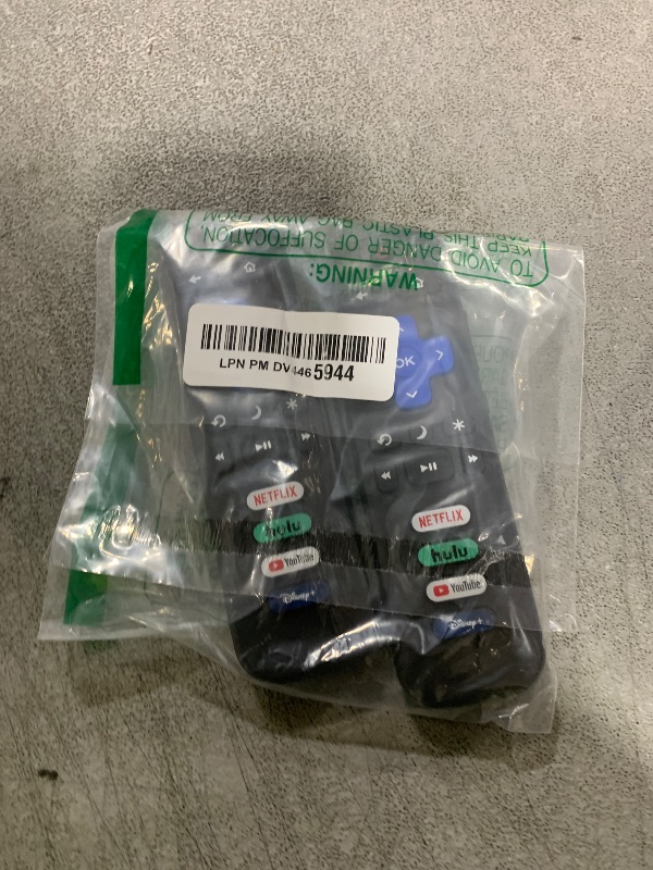 Photo 1 of (Pack of 2) Replacement-Remote-Control for Roku-TV,Compatible for TCL Roku/Hisense Roku/Onn Roku/Philips Roku Smart TVs(Not for Roku Stick and Box)