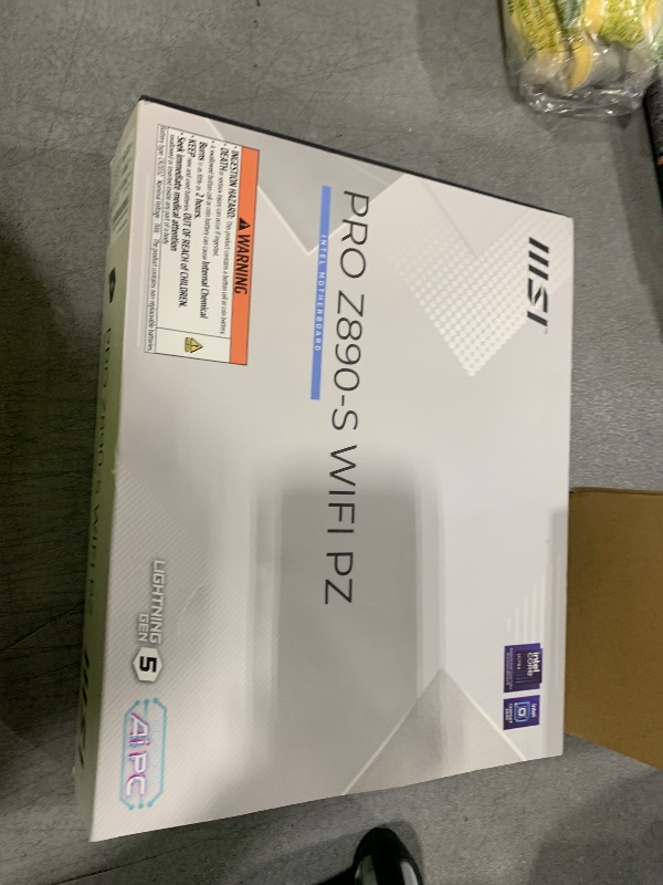 Photo 1 of MSI PRO Z890-S WiFi PZ Motherboard, Back-Connect ATX - Supports Intel Core Ultra Processors (Series 2), LGA 1851 - DDR5 Memory Boost (8600+ MT/s OC), PCIe 5.0 x16, M.2 Gen5, Wi-Fi 7, 2.5G LAN