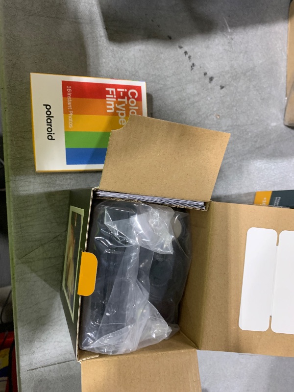 Photo 1 of Polaroid Now+ 3rd Generation I-Type Instant Camera + Film Bundle - Now+ Bluetooth App Controlled Black Camera + 16 Color Photos (6562)