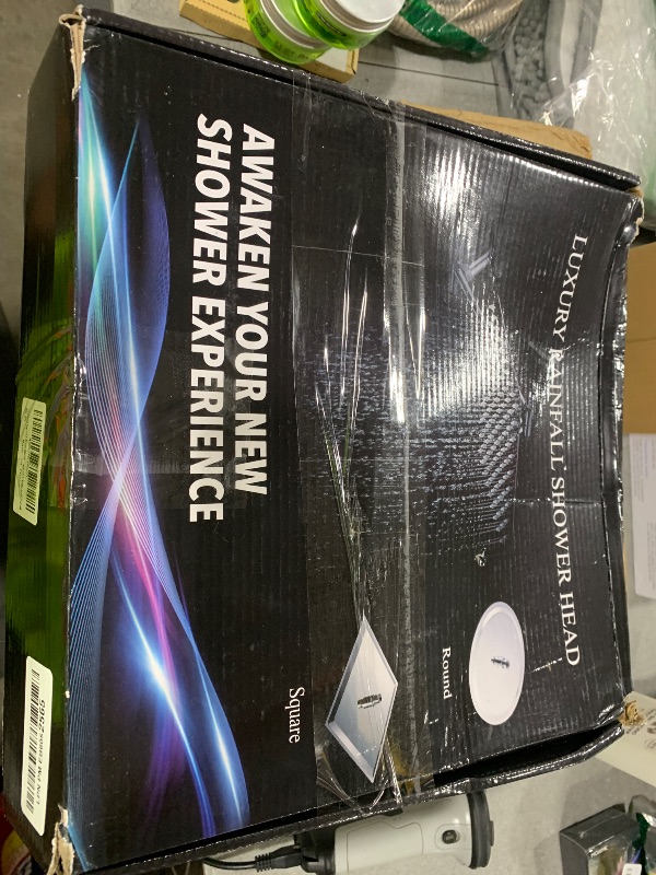 Photo 1 of PinWin 12 Inch High Pressure Showerhead with 11 Inch Arm