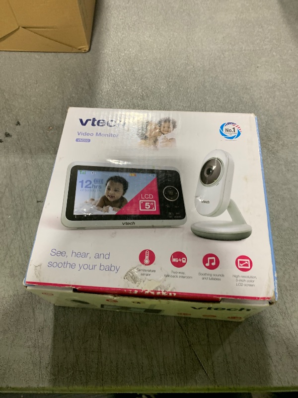 Photo 1 of VTech VM350 Baby Monitor, 5" Screen, 1000ft Long Range, Night Vision, 2-Way Talk, Lullabies, Secured Transmission No WiFi