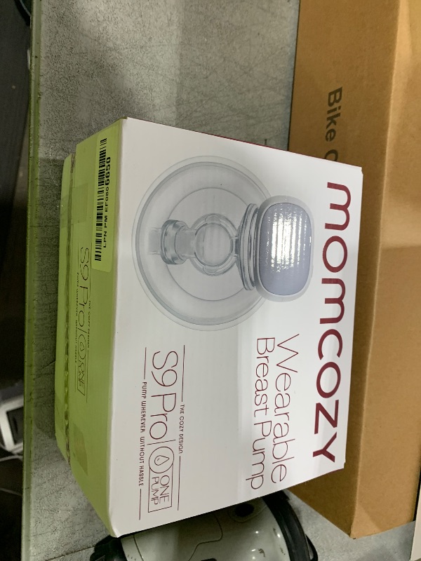 Photo 1 of Momcozy S9 Pro Upgraded Wearable Breast Pump, Hands-Free Design with Extended Battery Life & LED Display, Double Electric Portable Pump with 2 Modes & 9 Levels, 24mm, 1-Pack, Gray