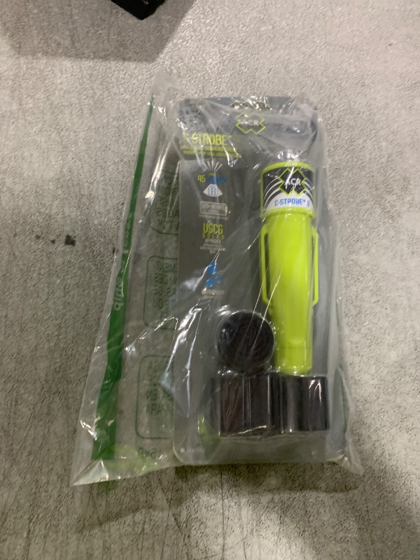 Photo 1 of ACR C-Strobe LED Life Jacket Emergency Signal with Clip & Velcro Strap, USCG & Solas Approved. Requires AA Batteries (Card 3965.1) for Emergency signaling.