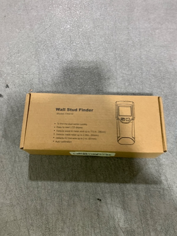 Photo 1 of Stud Finder Wall Scanner - 5 in 1 Stud Finder Tool w/Microprocessor Chip and HD LCD Display, Stud Detector Beam Finders for the Center and Edge of Wood AC Wire Metal Studs Joist Pipe (Misty Gray)
